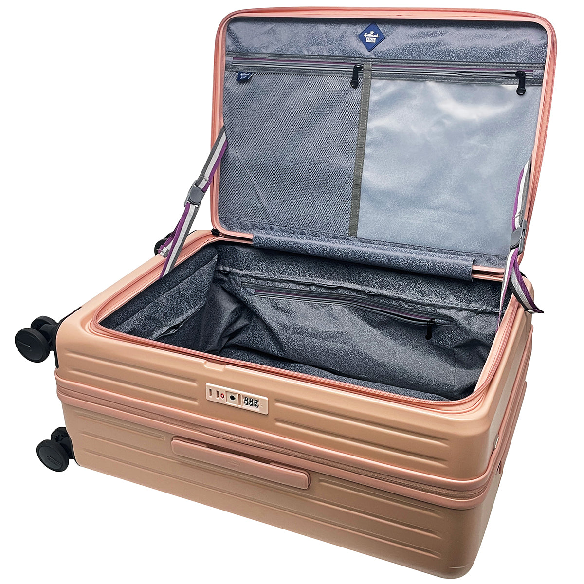 HALLMARK PC Zipper Front Opening Suitcase HM901T Travel Luggage