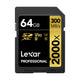 Lexar Professional 2000x SDXC UHS-II 記憶卡 64GB 存儲卡