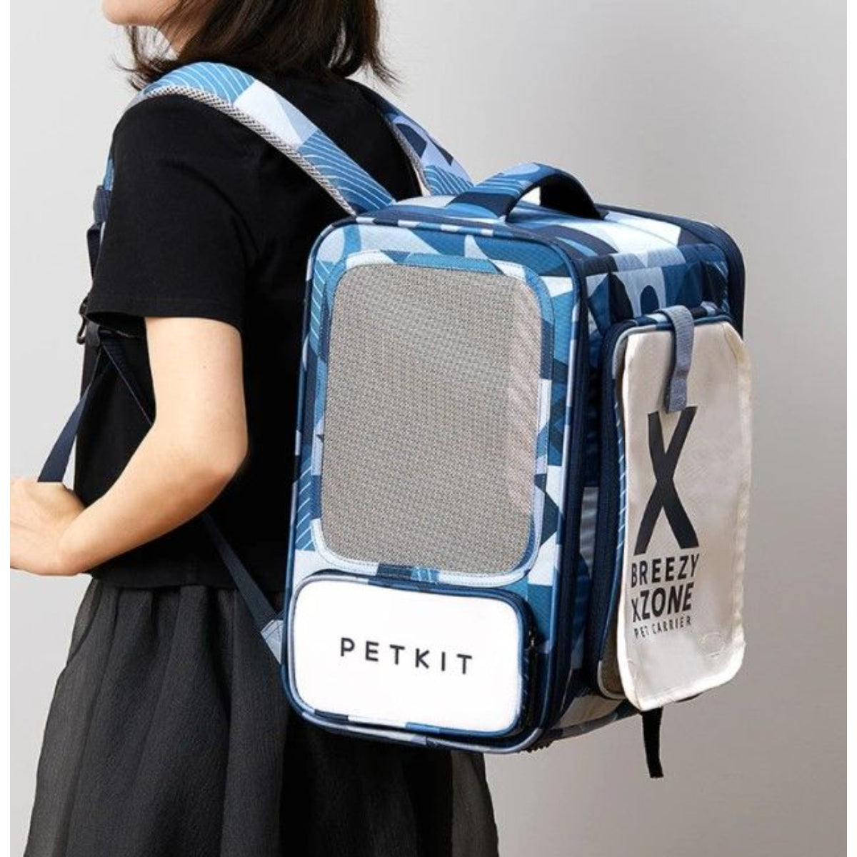 PETKIT Breezy XZone Transportbox - Grau Für Haustiere Bis 6kg