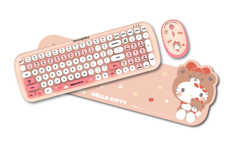 thecoopidea x Sanrio TAPPY+ Hello Kitty 無線鍵盤滑鼠套裝