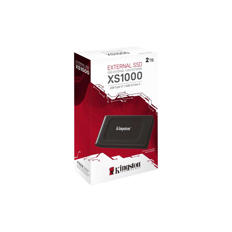 KINGSTON 金士頓 2TB XS1000 USB 3.2 Gen 2 Portable SSD 行動固態硬碟