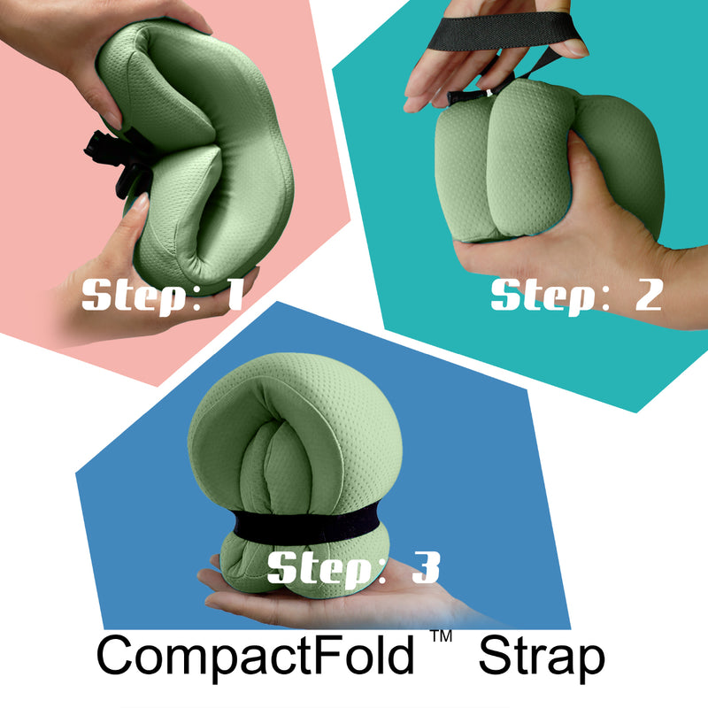 SMARTRIP EASYNAP 便攜免充氣記憶海綿旅行頸枕 連收納袋 (CoolPass清爽布料)