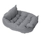 Pets Thing Thickened and deformable padded dog comb bed (moonlight gray) XL