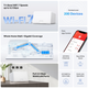 MERCUSYS Halo H47BE BE9300 Tri Band WiFi 7 Mesh Router (2 Pack)