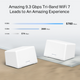 MERCUSYS Halo H47BE BE9300 Tri Band WiFi 7 Mesh Router (2 Pack)