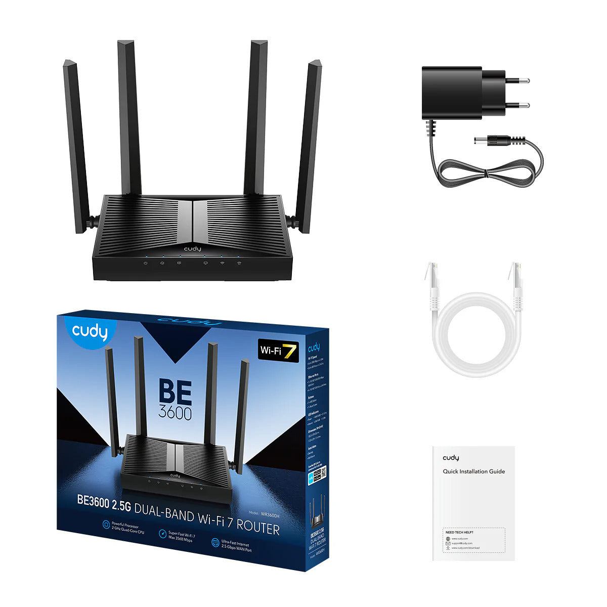 Cudy WR3600H BE3600 2 5G Wi Fi 7 Router Router ElecBoy cudy-wr3600h-be3600-2-5g-wi-fi-7-router-router-elecboy