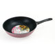 Four 28cm Pink Deep Wok Pan (IH)