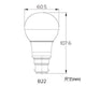 PHILIPS 飛利浦 LED 燈泡 - 球膽 8W B22釘頭 3000K 暖黃光