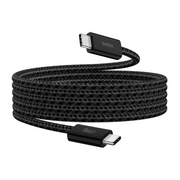 BELKIN 貝爾金 BoostCharge USB-C 至 USB-C 編織連接線 (黑/240W/1.5米/2件裝)