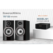 Bowers & Wilkins 707 S3 X 馬蘭士 MODEL M1 合併式擴音機 音響套裝
