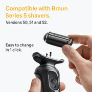 BRAUN 百靈 Braun 54B黑色刀頭網膜組合