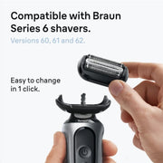 BRAUN 百靈 Braun 64B黑色刀頭網膜組合