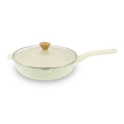 ecHome FPL28SL 28cm Non-stick Coating Wok with Lid Wok Pan