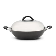 ecHome HCI36W 36cm Super Iron Wok Wok Pan