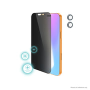 FASE iPhone 17 Lens protector + Privacy Screen Protector (with antimicrobial coating)