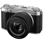 FUJIFILM 富士 FUJIFILM X-M5 XC15-45mm f/3.5-5.6 數碼相機 银色 無反光鏡可換鏡頭相機