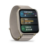 GARMIN Garmin Venu X1 Soft Gold Titanium with French Gray Nylon Smart Watch