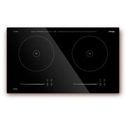 GERMAN POOL GIC252DB 70cm 5200W 2-Rings Built-in Induction Cooker Built in Induction cooker