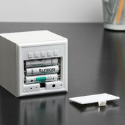 Gingko Design Cube Click Clock