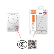 inno3C 創品 [CCC QR code] [CCC 3C 認證] G5S 安全電芯磁吸無線充移動電源 5000mAh