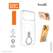 inno3C 創品 iPhone 17 Pro 360°旋轉支架磁吸保護殼