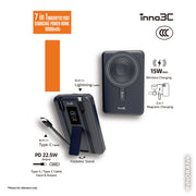 inno3C KH-99 7 in 1 Magnetic Fast Charging Power Bank 10000mAh
