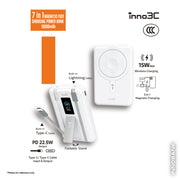inno3C [ CCC 3C Cert. ] KH-99 7 in 1 Magnetic Fast Charging Power Bank 10000mAh