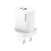 in & out io-30DF PD 30W 雙輸出快速充電器