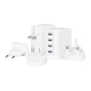 in & out io-UC4 4 USB 輸出連可轉換插頭旅行充電器