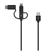 KikoSaka KS-LCM3 Lightning & Type-C & Micro 3 in 1 Data Charging Cable