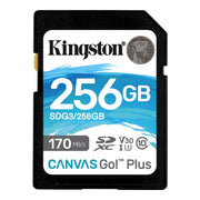 KINGSTON 金士頓 Canvas Go!Plus 256GB SD 存儲卡