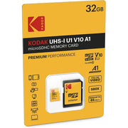 KODAK micro-SD UHS-I U1 V10 A1 Memory Card
