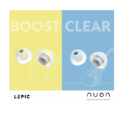 LEPIC boost eartips (S/M size 1 pairs)