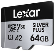 Lexar Professional SILVER PLUS MicroSDXC UHS-1 記憶卡