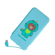 LINE FRIENDS DINO BROWN 5000mAh Power Bank