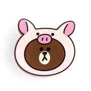 LINE FRIENDS PIGGY BROWN 10W / 7.5W快速無線充電板