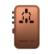 Momax 1-World+ 70W GaN 3-插口 旅行充電插座 充電器