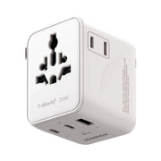 Momax UA26 1-World2 20W 3-Port USB-C Dual AC Travel Adaptor