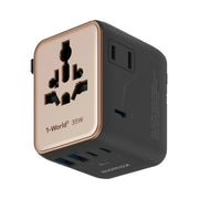 Momax UA27 1-World2 35W 5-Port USB-C Dual AC Travel Adaptor