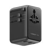 Momax UA30 1World2 70W Travel Adapter with Built in Cable