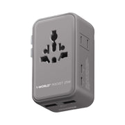 Momax UA32A 1-World2 Pocket 25W 4-Port Dual AC Travel Adaptor