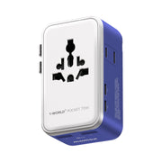 Momax UA36A 1-World2 Pocket 70W 4-Port Dual AC Travel Adaptor