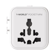 Momax UA37A 1-World2 Pocket Mini Dual AC Travel Adaptor
