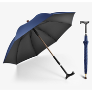 Meds Support Elderly Umbrella Walking Stick Umbrella Combination Height Adjustable