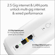 NETGEAR Orbi RBE373 雙頻 BE3600 Mesh WiFi 7 無線系統 (三件裝)