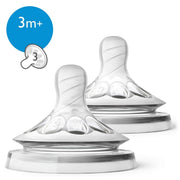 Philips Avent Natural柔軟矽膠奶嘴-中速型