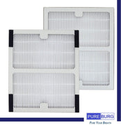 Pureburg 3MC01WA Compatible Replacement Filter Set for 3M FAPHK-C01WA-A Air Purifier