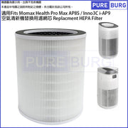 Pureburg 淨博 AP8S 代用濾網組合 (Momax Health Pro Max AP8S / Inno3C i-AP9 空氣清新機)