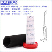 Pureburg Compatible Replacement Filter for Bosch Vacuum BCH3P255 BCH3P210 BBH3251GB BCH3ALL25