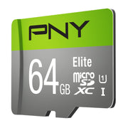 PNY 必恩威 Elite cls 10 UHS-1 高速存儲記憶卡64GB(帶適配器)